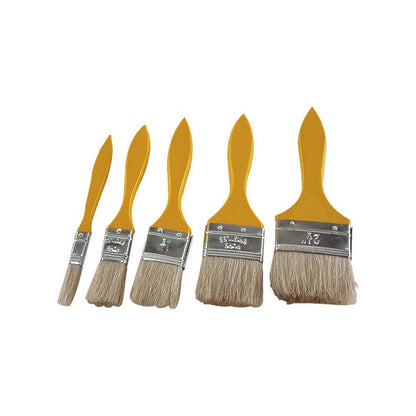 EXTOL CRAFT ecset készlet, 5db, fanyelű; 0,5",1",1,5",2",2,5", vastagság: 1cm