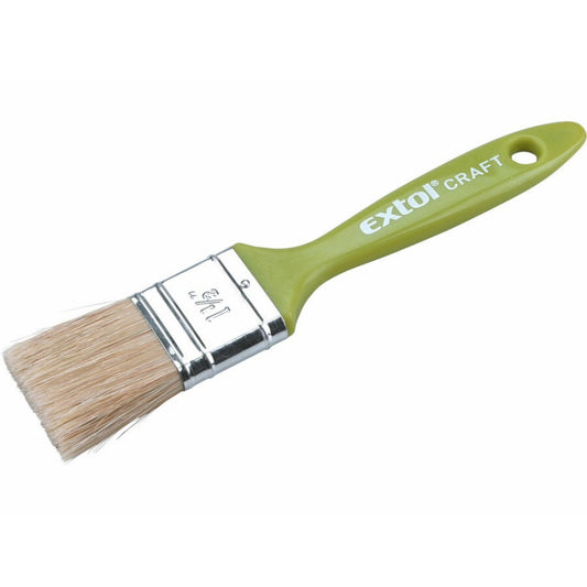EXTOL CRAFT ecset, lapos, szimpla, müa. nyél; 1" (25mm), fejhossz: 38mm, fejvastagság: 12mm