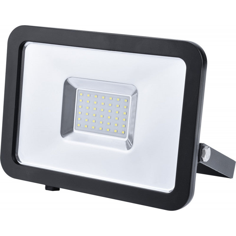 EXTOL LIGHT LED lámpa, falra szerelhető reflektor, 30W; 3200 Lm, IP65, 230V/50Hz, 1 kg