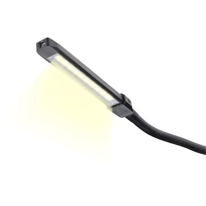 EXTOL LIGHT LED munkalámpa, USB tölthető; 500 Lm, cserélhető Li-ion akku, 2500 mAh, flexibilis szár