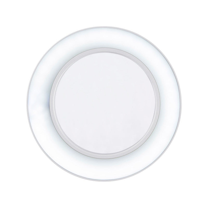 EXTOL LIGHT nagyító LED lámpa, asztali, Fehér, 7 W COB, 2400 Lm, 5× nagyítás; mechanikusan állítható rögzítés, USB töltőkábel