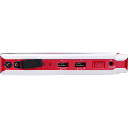 EXTOL PREMIUM autós indító, benzinmotorokhoz, beépített 9000 mAh Li-polimer akkuval + power bank 5V, "bikázó", 400A