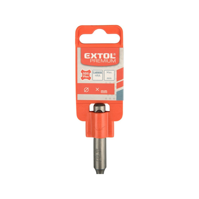 EXTOL PREMIUM betonfúró, keresztfejű (4 élű), SDS PLUS; 16×260mm