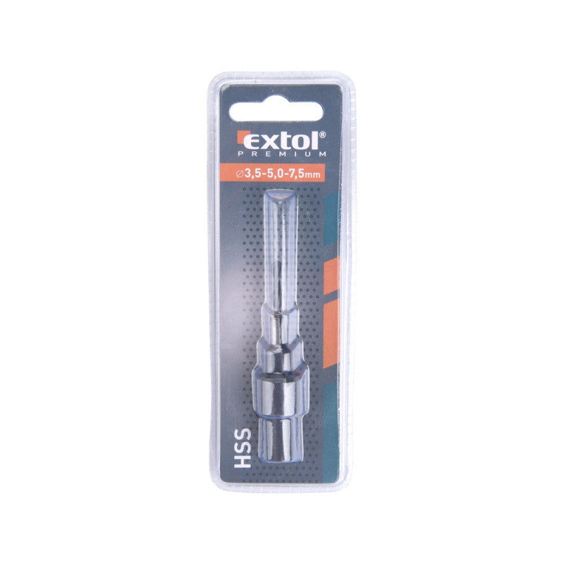 EXTOL PREMIUM fafúró süllyesztővel (konfirmátor csavar előfúró), 6 mm, 3,5mm fúróhoz, HSS