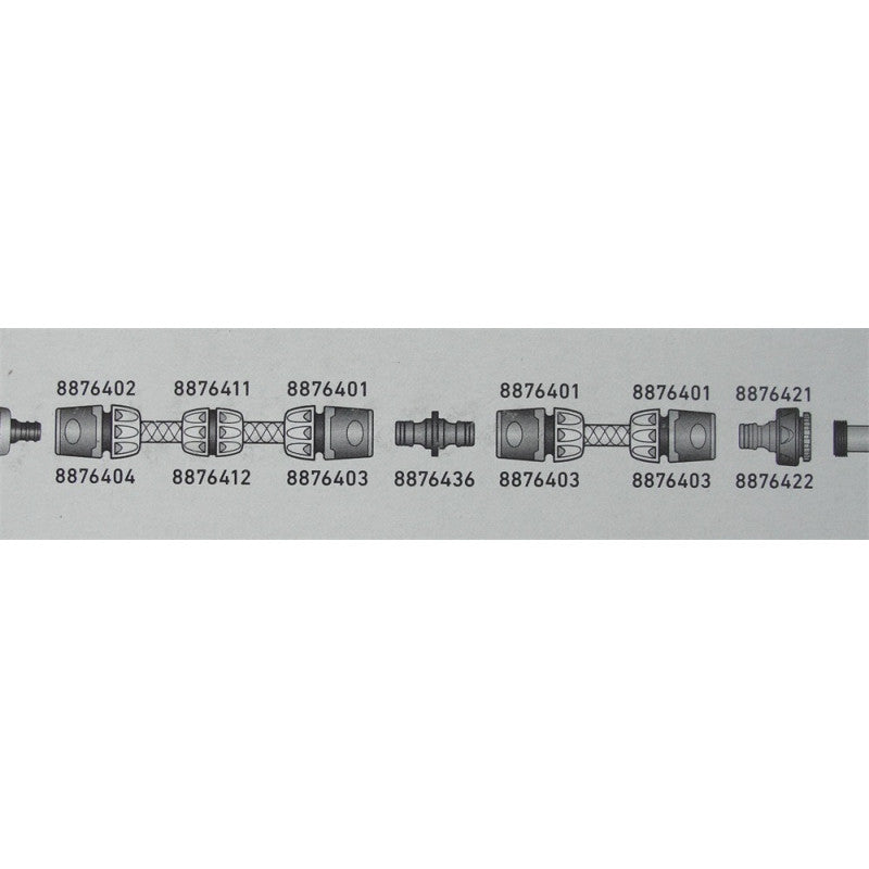 EXTOL PREMIUM kuplung csatlakozó, belsőmenetes; 1/2"-3/4"