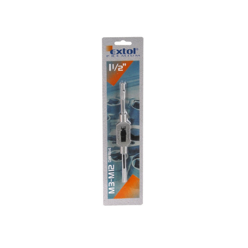 EXTOL PREMIUM menetfúró hajtóvas; 1-1/2" M3-M12, DIN1814