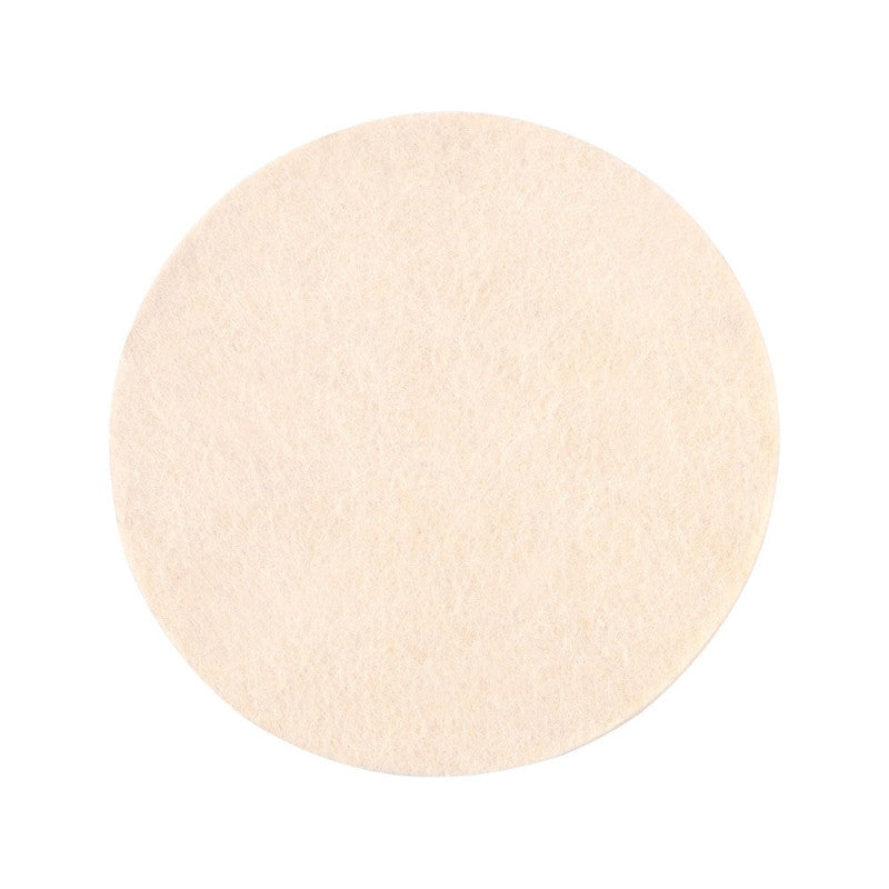 EXTOL PREMIUM polírkorong, fehér, báránybőr (gyapjú); 125 mm, 7 mm vastag, tépőzáras