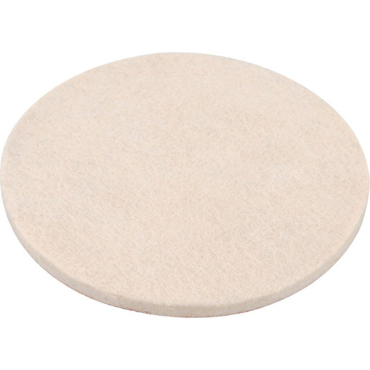 EXTOL PREMIUM polírkorong, fehér, báránybőr (gyapjú); 150 mm, 7 mm vastag, tépőzáras