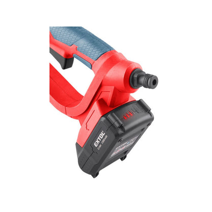 EXTOL PRMIUM akkus magasnyomású mosó, Share20V, 20V, Li-ion, 1db akku, 1db töltő, 2000 mAh, névl. nyomás: 22 Bar, max.120 liter/óra