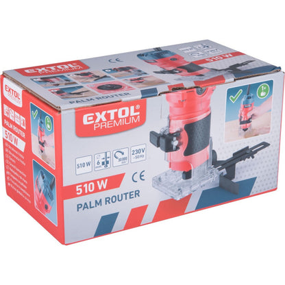 EXTOL PRMIUM élmarógép, 510W, befogás: 6mm