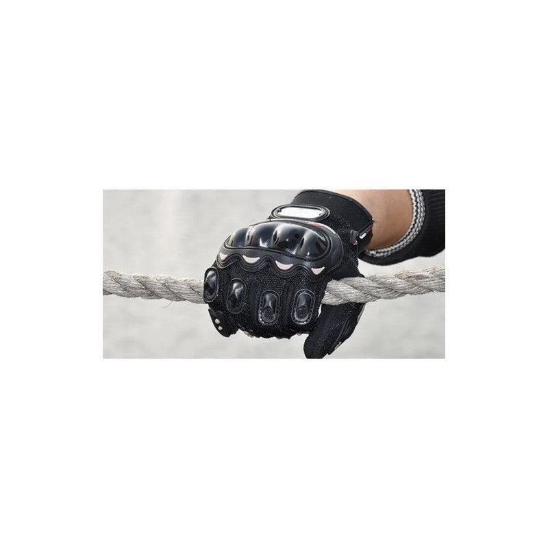 Extra Nagy Méretű Motoros Kesztyű 22632 - Fekete - Vízálló - Kényelmes - Motoros Kesztyű - Kiváló Fogás - Kézvédő