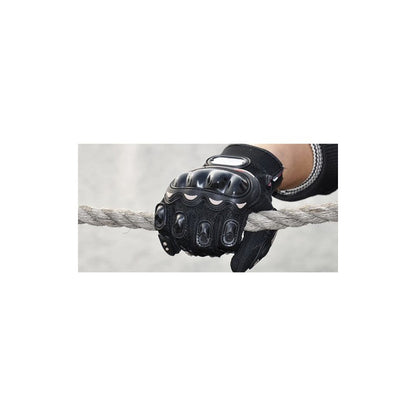 Extra Nagy Méretű Motoros Kesztyű 22632 - Fekete - Vízálló - Kényelmes - Motoros Kesztyű - Kiváló Fogás - Kézvédő