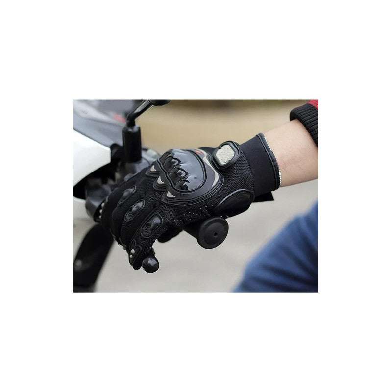 Extra Nagy Méretű Motoros Kesztyű 22632 - Fekete - Vízálló - Kényelmes - Motoros Kesztyű - Kiváló Fogás - Kézvédő