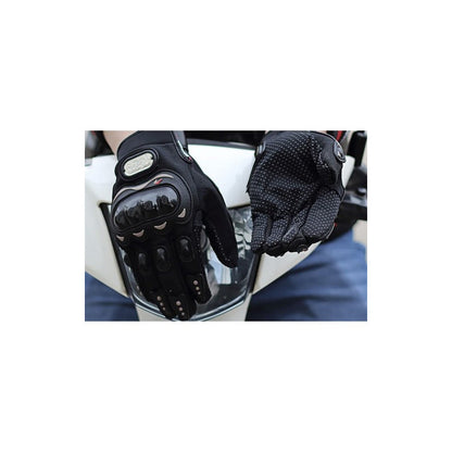 Extra Nagy Méretű Motoros Kesztyű 22632 - Fekete - Vízálló - Kényelmes - Motoros Kesztyű - Kiváló Fogás - Kézvédő