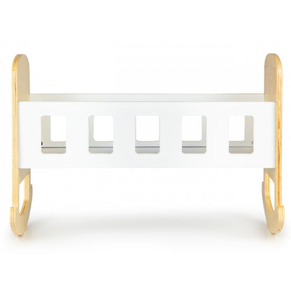 Fa babakocsi ECOTOYS - bababútor, fa játék, gyermekszoba dekoráció, öko játék, babaágy
