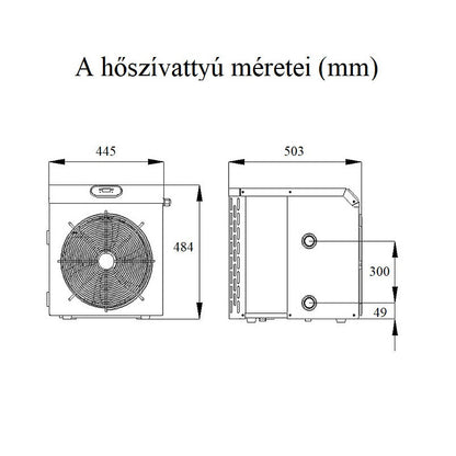 Fairland Mini medence hőszivattyú, 7.0 kW - EraSpa SHP06