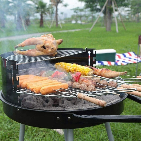 Faszenes grill kerekekkel