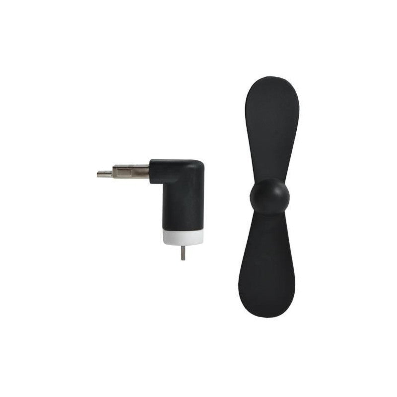 Fekete micro USB ventilátor