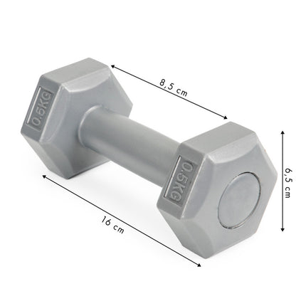 Fitnesz súlyzó szett 2x 0,5 kg súlyokkal