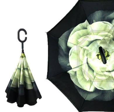 Fordított esernyő mintával
