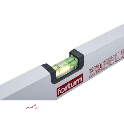 FORTUM vízmérték 0,5mm/m pontos ( alu.), elektronikusan kalibrált libella FORTUM; 400mm