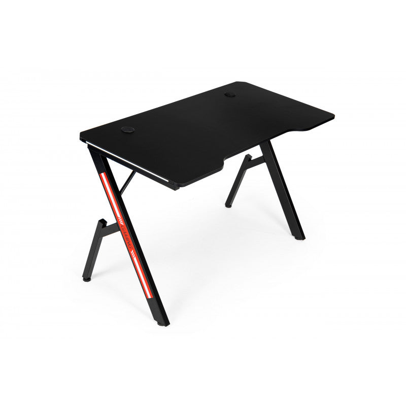 Gamer íróasztal LED világítással - Gaming asztal PC-hez - Játékos íróasztal