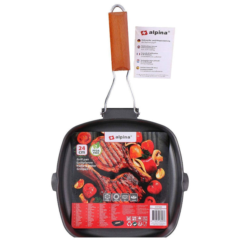 Grill serpenyő 24 cm
