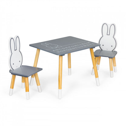 Gyerekasztal két székkel gyermekbútor készlet ECOTOYS
