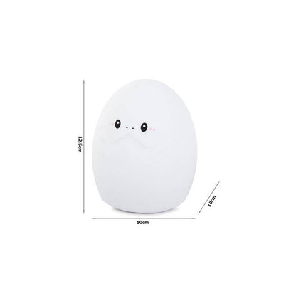 Gyerek éjjeli lámpa LED tojás RGB távirányítóval és USB csatlakozóval