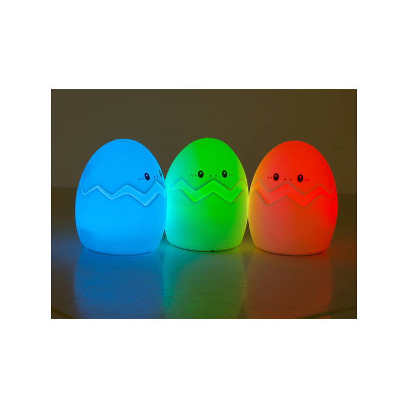 Gyerek éjjeli lámpa LED tojás RGB távirányítóval és USB csatlakozóval