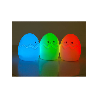 Gyerek éjjeli lámpa LED tojás RGB távirányítóval és USB csatlakozóval