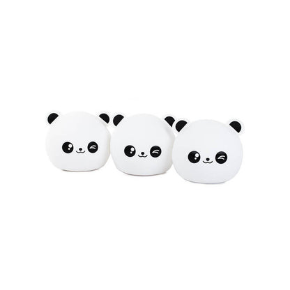 Gyerek LED éjjeli lámpa színes panda érintős.