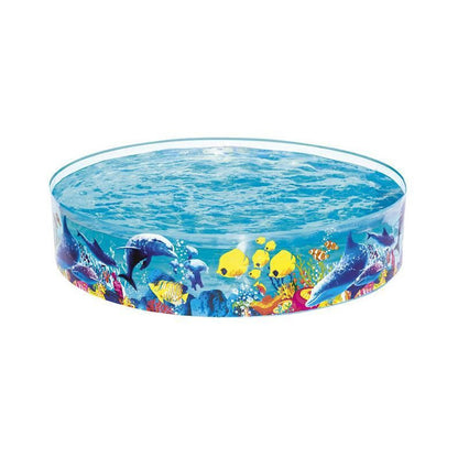 Gyermek medence kiegészítő 183x38cm BESTWAY 55030, strand játék, kerti medence, gyerek pancsoló
