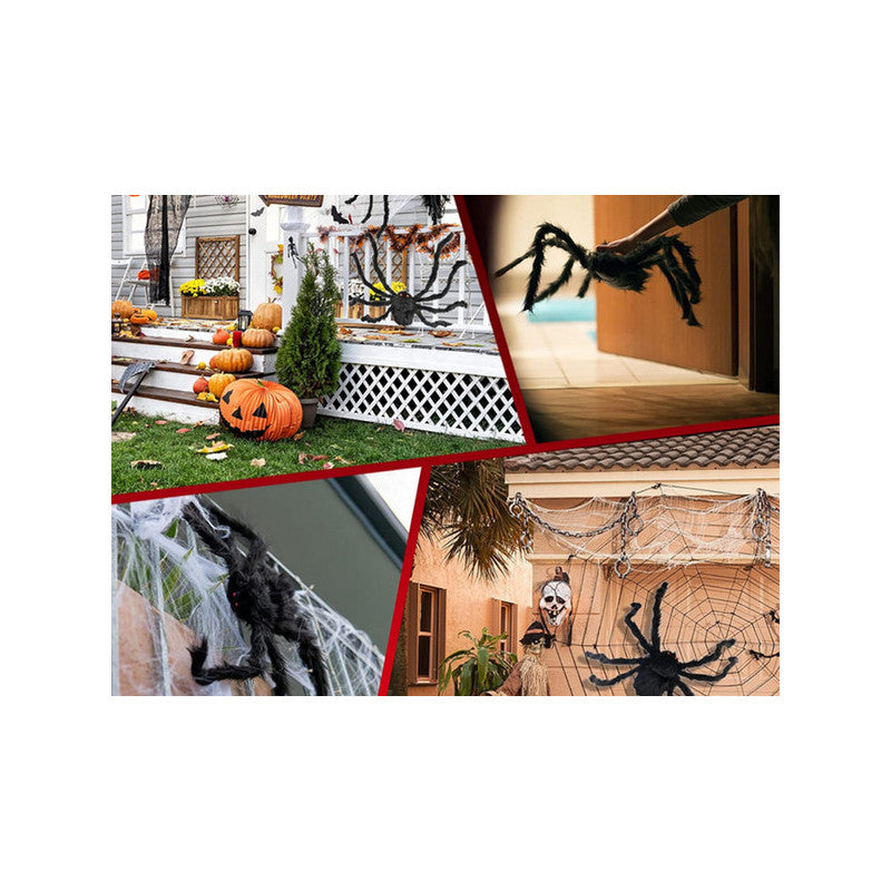 Halloween óriás pók dekoráció