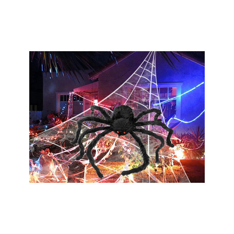 Halloween óriás pók dekoráció