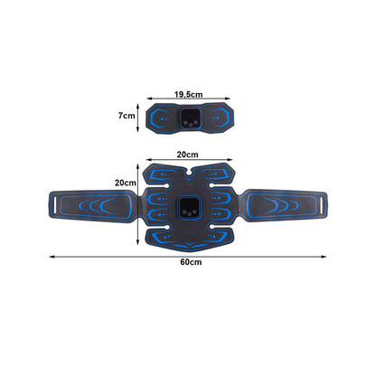 3 az 1-ben elektromos hasizom stimulátor - EMS hasizom stimulátor - elektrostimulátor