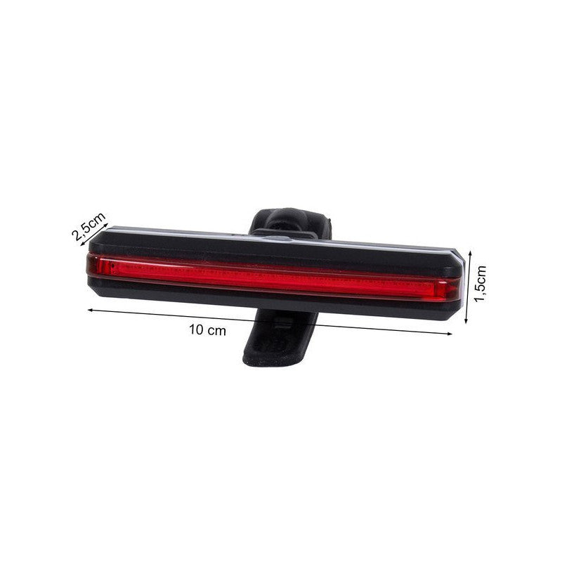 Hátsó USB LED COB kerékpár lámpa