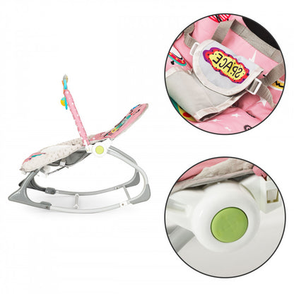 Hintázó szék rezgéssel és hangokkal, szabályozható - ECOTOYS