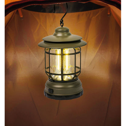 Hordozható COB LED retro camping lámpa