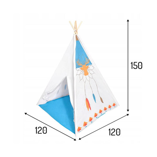 Indián sátor gyerekeknek Ecotoys - Indián sátor, teepee sátor, gyerek játék sátor