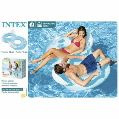 Intex Felfújható gumimatrac  (198 X 117 cm, PVC)