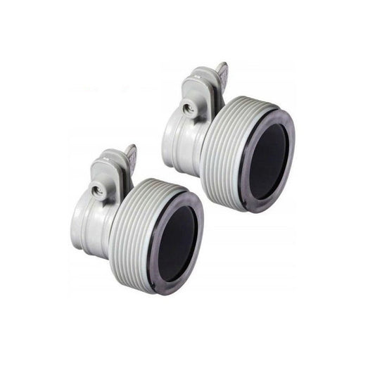 INTEX hollanderes átalakító, 32mm medence csatlakozáshoz, szorítóanyával, 2 db / csomag - medence tartozék