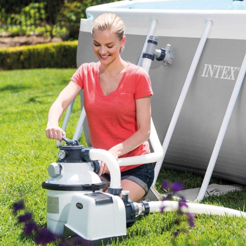 INTEX Homokszűrős vízforgató, 8m3/h (26648) - Kristálytiszta víz a medencében