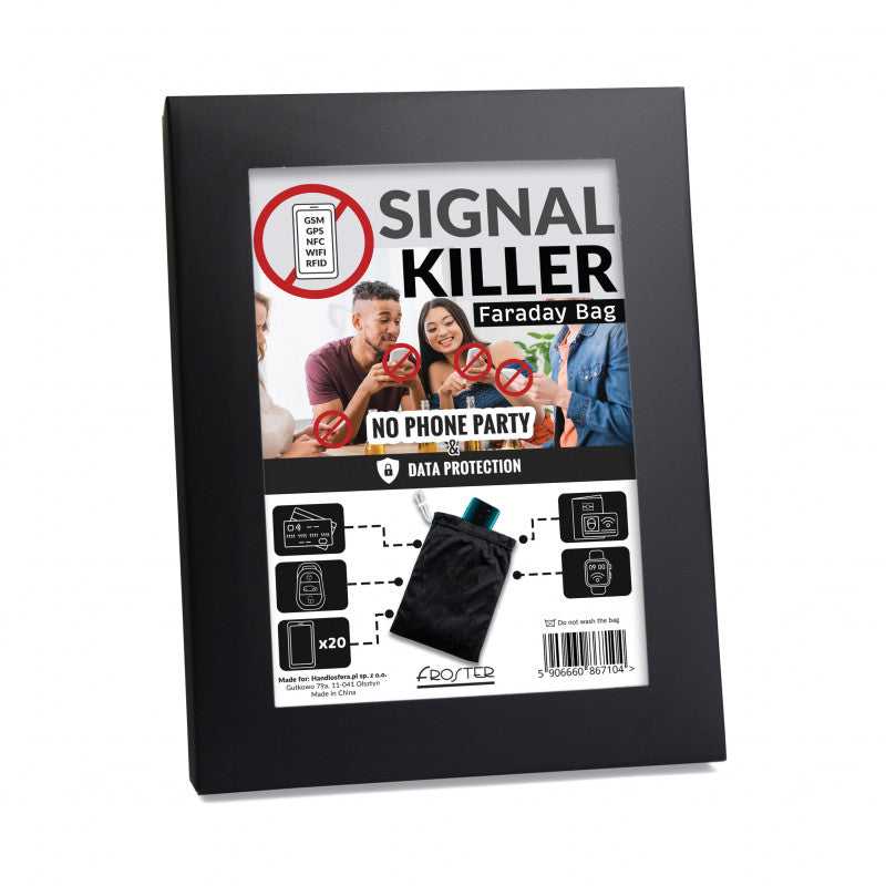 Jelblokkoló táska
