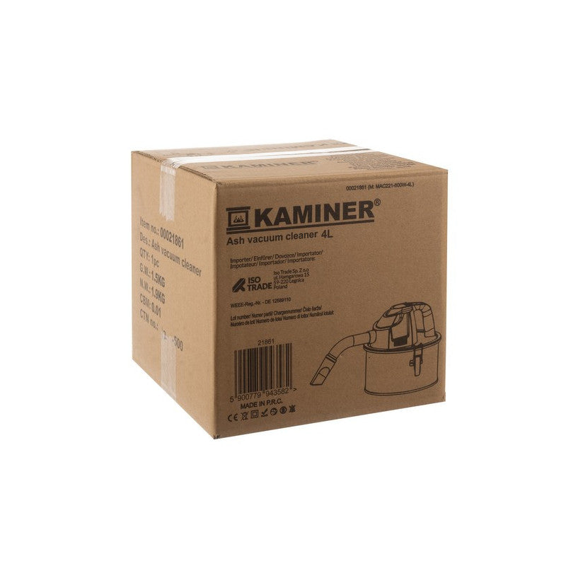 Kandalló hamut szívó porszívó 4L Kaminer 21861