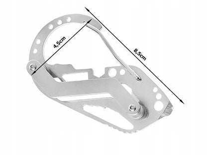 Karabiner kulcstartó