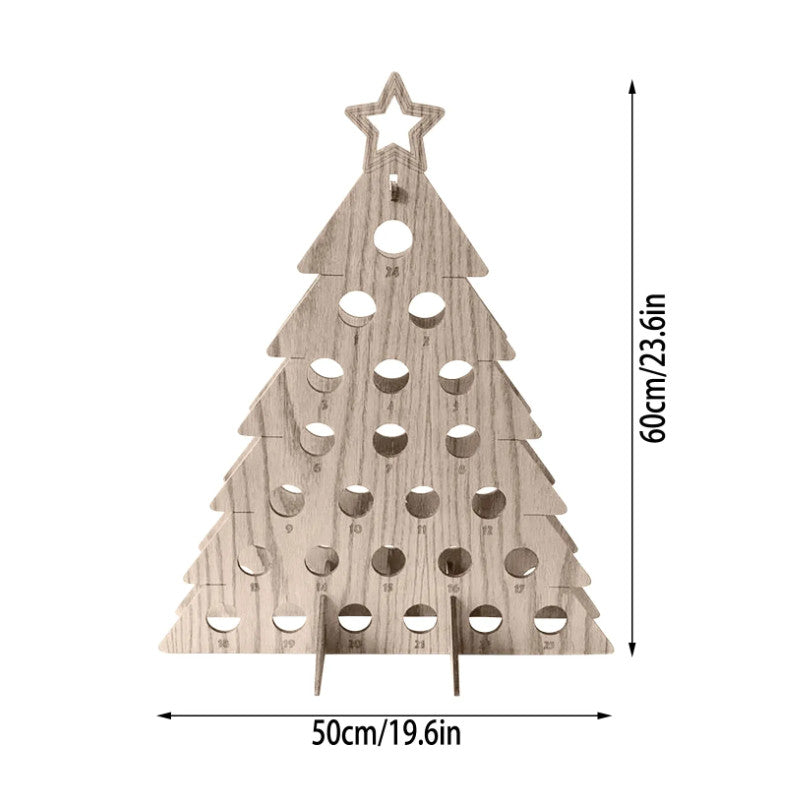 Karácsonyi fa felnőtt adventi naptár