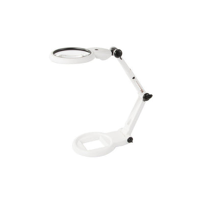 Ékszerész asztali nagyító 12x 8x 18 led usb-vel