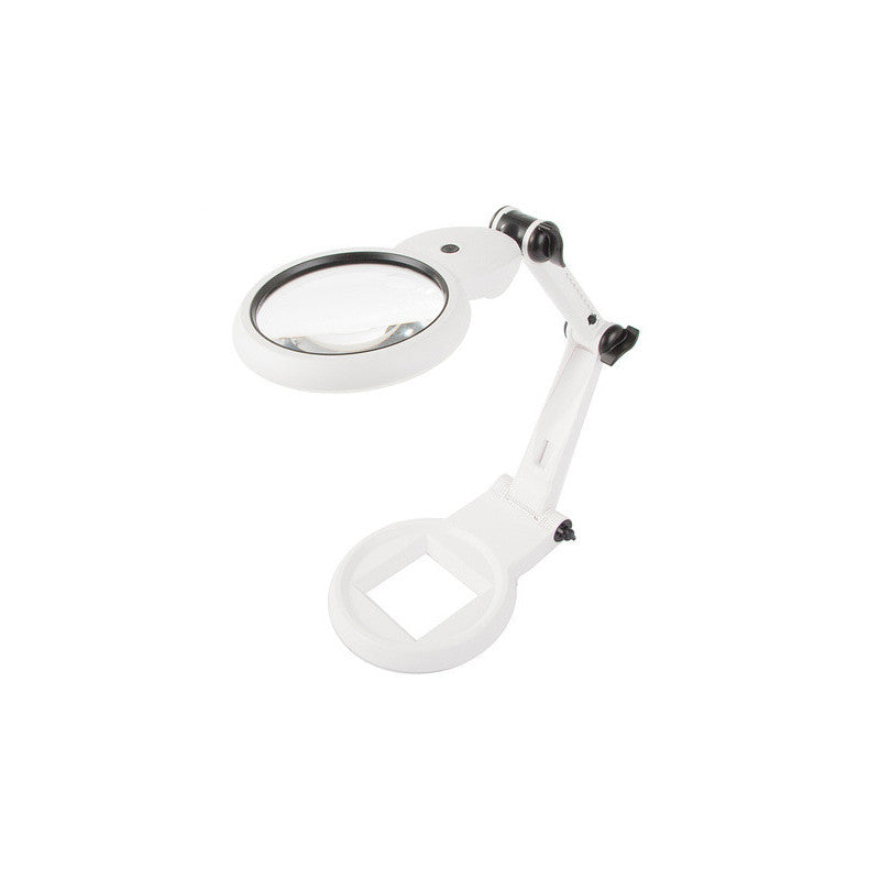 Ékszerész asztali nagyító 12x 8x 18 led usb-vel