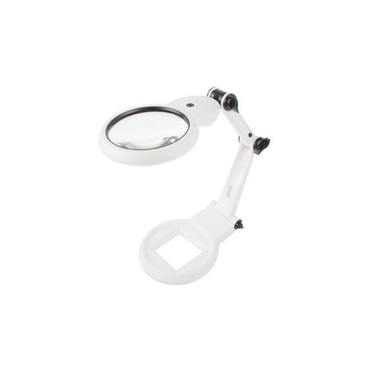 Ékszerész asztali nagyító 12x 8x 18 led usb-vel